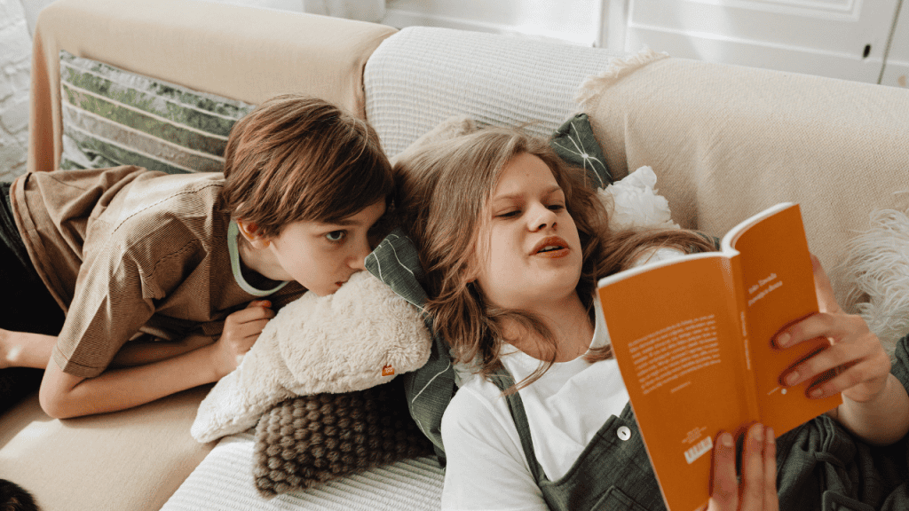 Helping siblings bond by having the same experiences