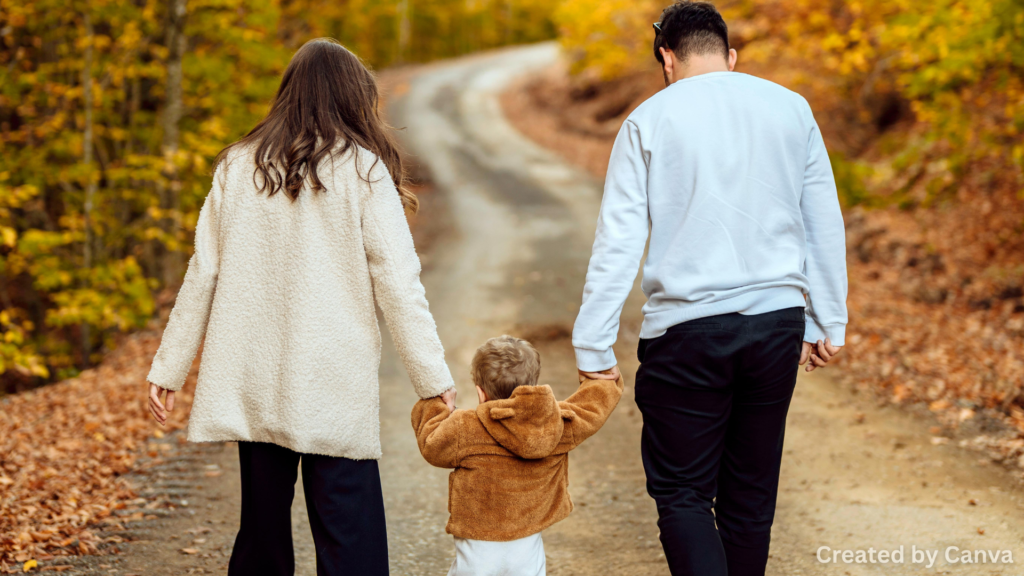 Making plans for family outings to get to know each other