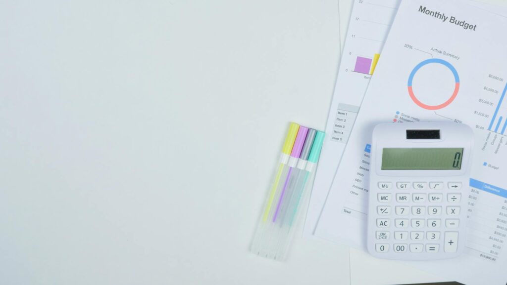 A budgeting worksheet with colorful charts and graphs, representing budgeting for grandparents. — financial planning gra…