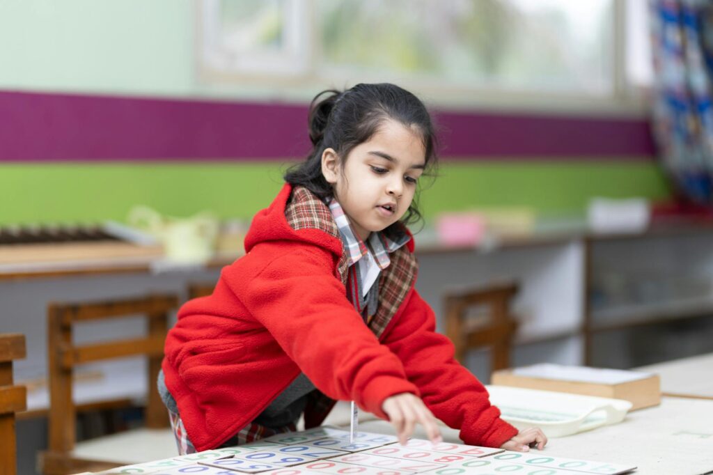 A child with a learning disability engaged in a classroom setting. — special education resources grandfamilies Utah