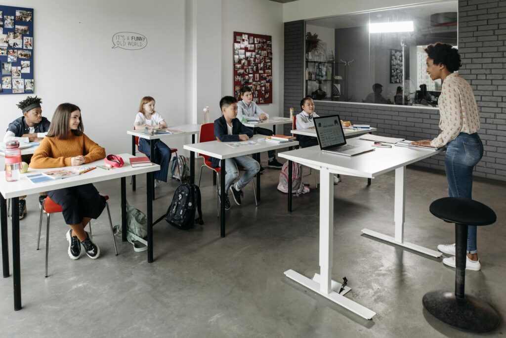 A classroom scene showing diverse students engaging in learning. — education for grandfamilies Utah