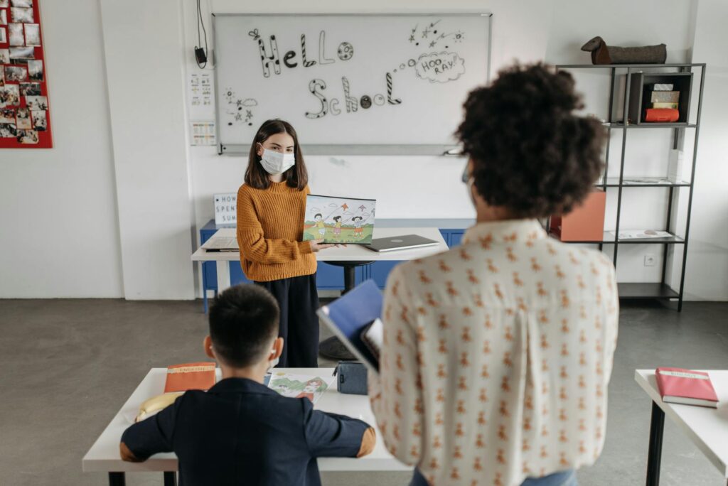 A diverse classroom setting illustrating special education services in action. — education for grandchildren Utah