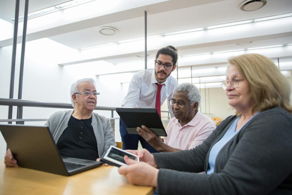 A grandfamily attending a local educational support workshop. — education resources grandfamilies Utah