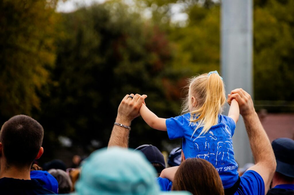 A group of grandfamilies participating in a community event in Utah, showcasing support and connection. — support networ…