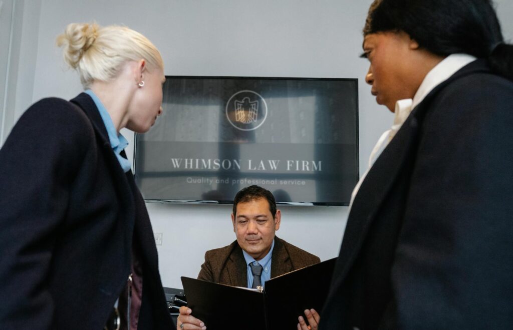 A legal professional discussing family law with a grandparent. — grandfamilies legal resources Utah