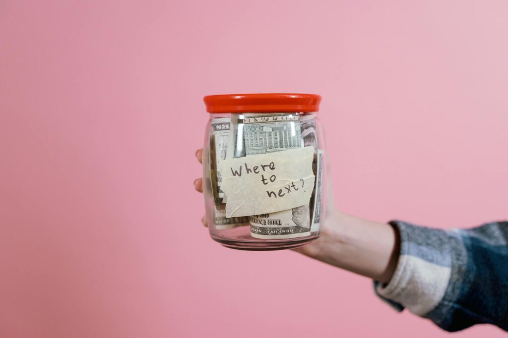 A savings jar labeled for grandchildren's future education — financial planning grandparents Utah