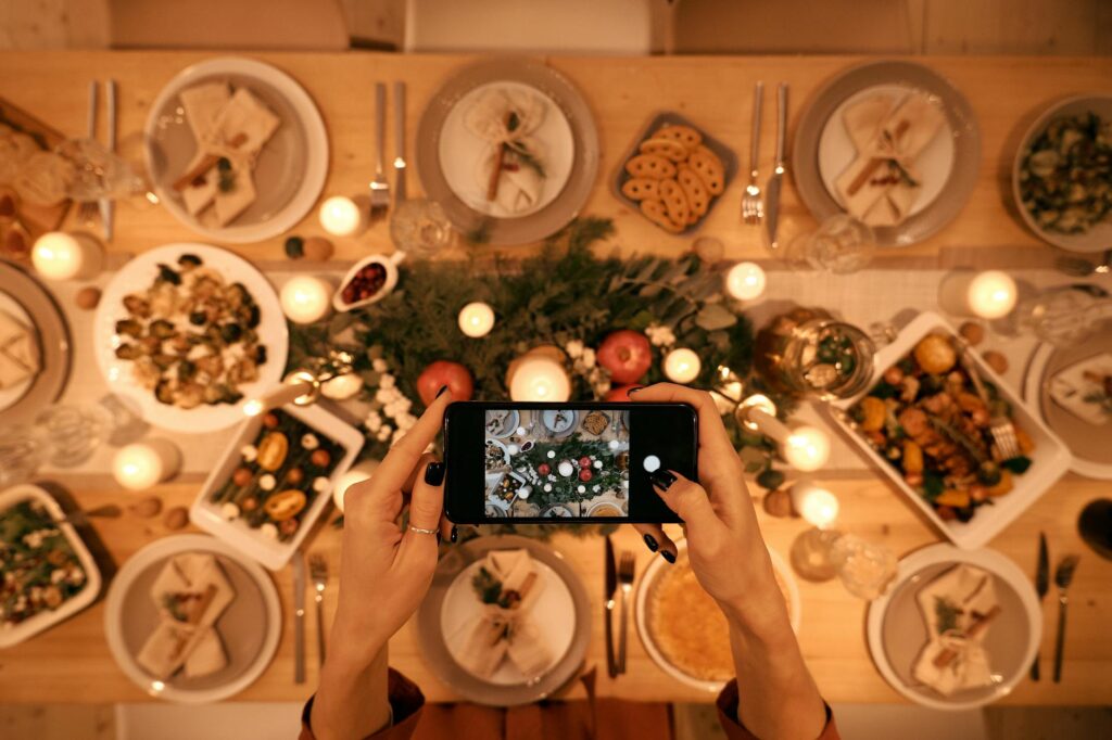 A table set for a holiday meal, highlighting new traditions being made. — holidays grandchildren divorce