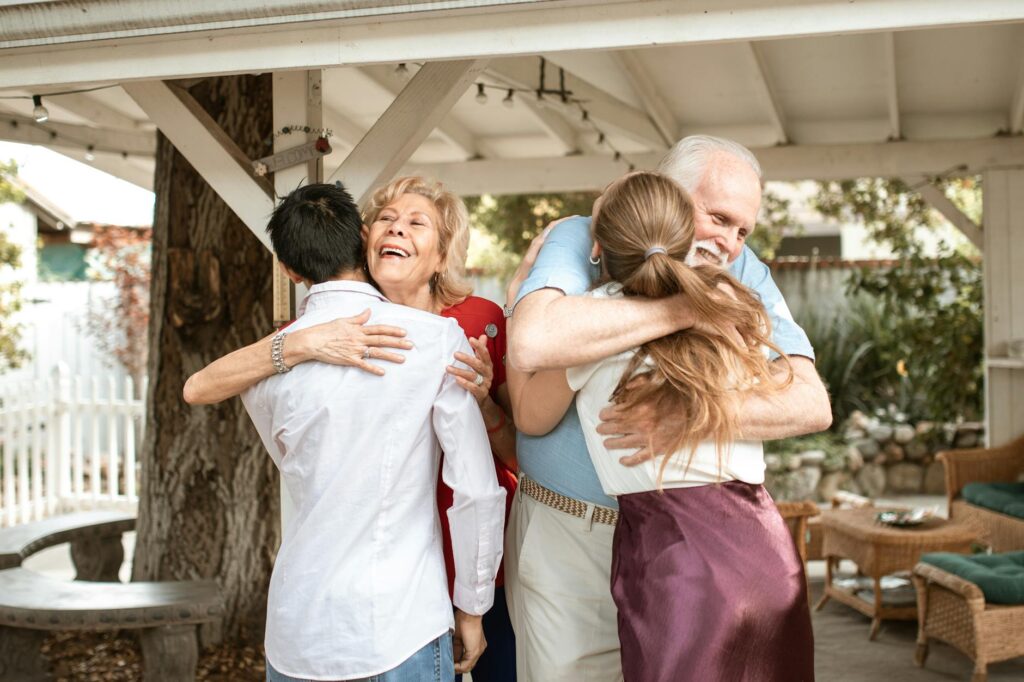 A warm family gathering with grandparents and grandchildren in Utah. — parenting tips grandparents Utah