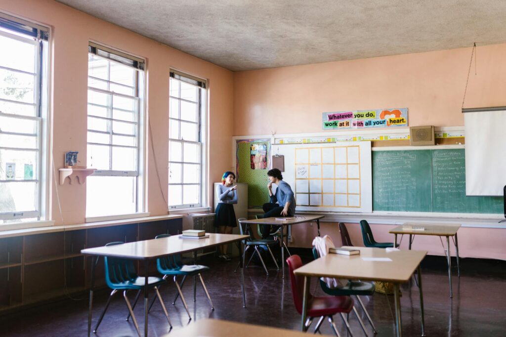 A welcoming classroom environment where grandchildren learn. — legal considerations grandfamilies education Utah