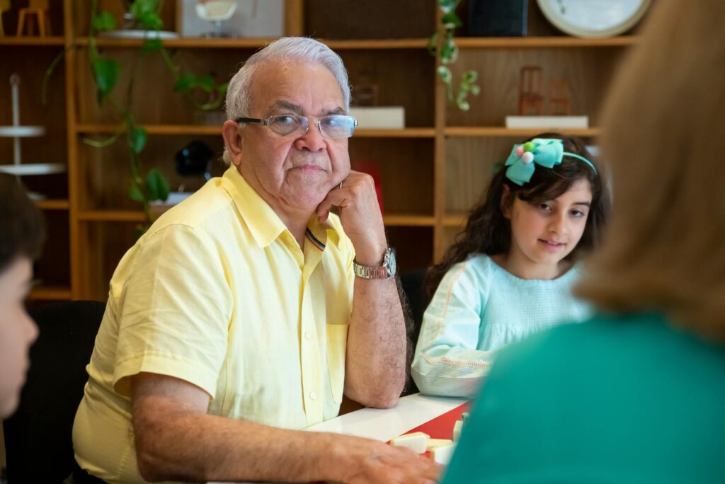 A welcoming community center where grandparents can meet and share stories. — resources for grandparents divorce Utah