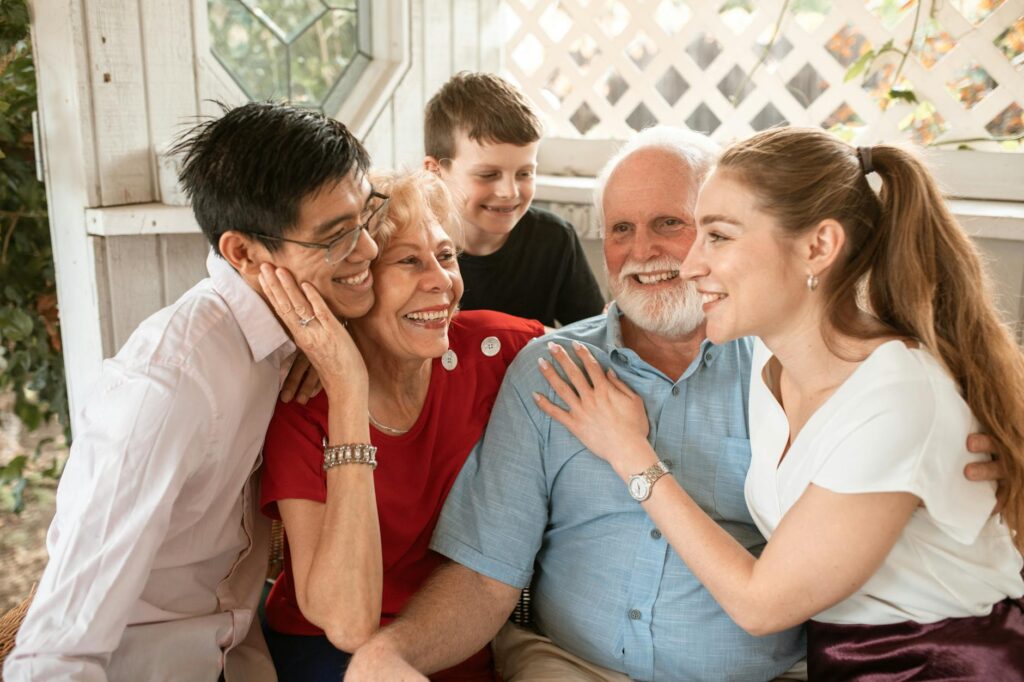 Grandfamilies connecting with each other at an after-school event. — after-school programs grandfamilies Utah