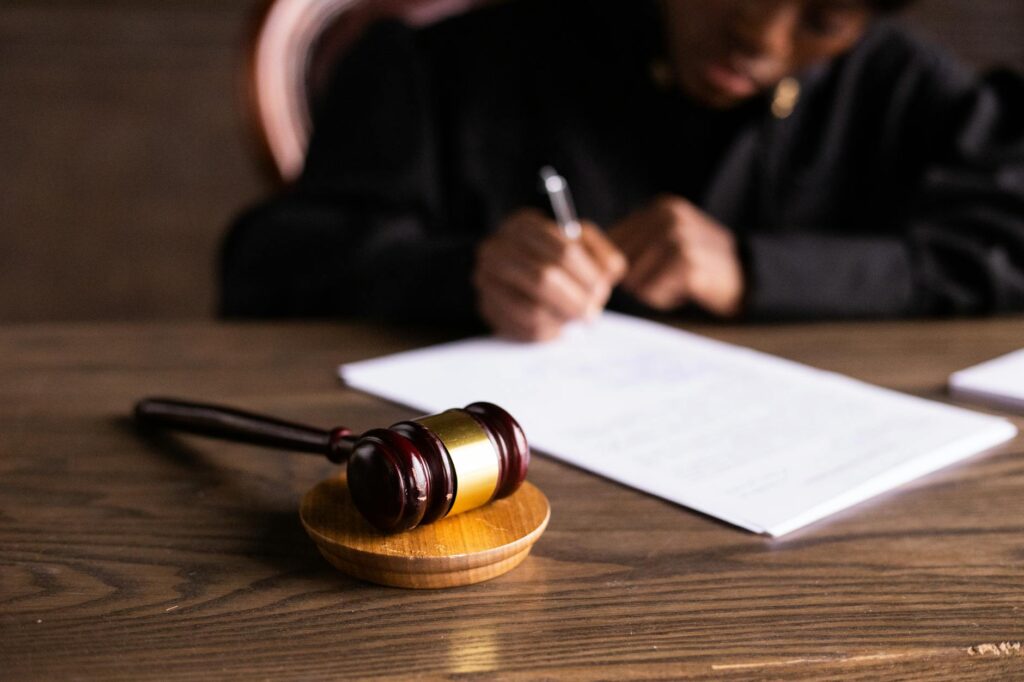 Photo of a courtroom in Utah, representing the legal process of asserting rights grandparents Utah.