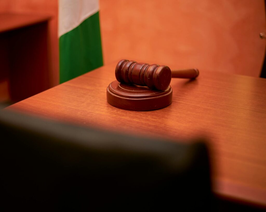 A courtroom setting in Utah, representing family court proceedings. — grandparents legal rights Utah