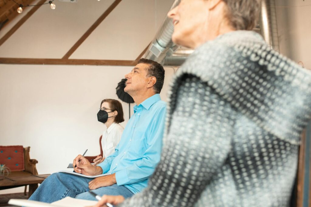A group of grandparents attending a community education workshop in Utah. — education resources grandparents Utah