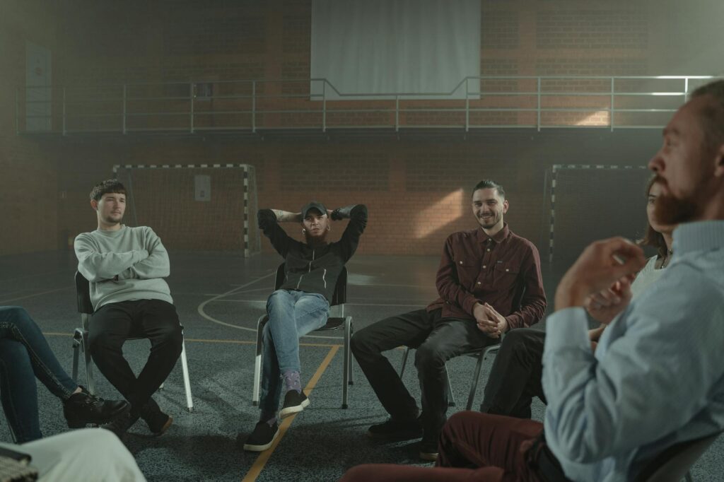 A warm, inviting image of a community center where support groups meet. — resources for grandparents Utah