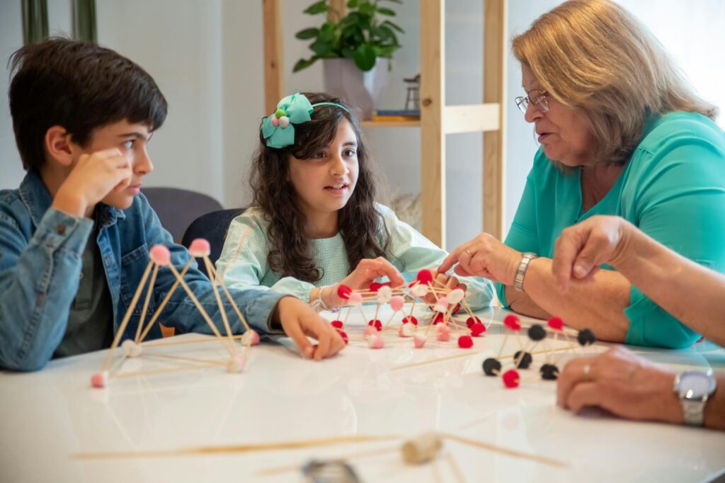 A workshop setting where grandparents and grandchildren learn together, emphasizing education. — grandfamilies events Utah